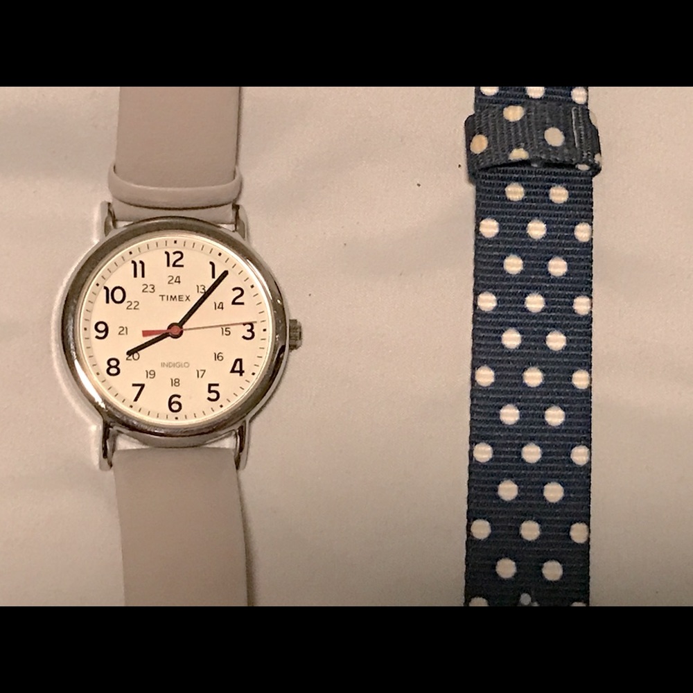 Times watch with two bands